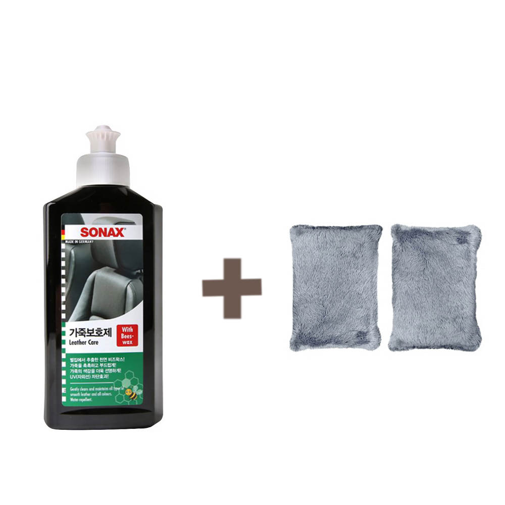 소낙스 차량용 가죽보호제 + 원형패드1p 세트 19,800원