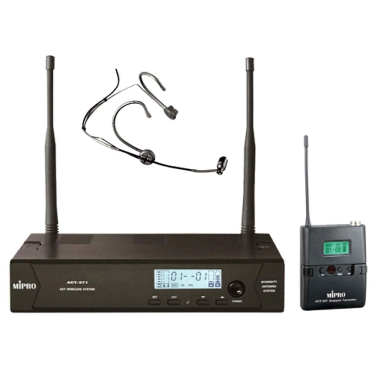 MIPRO 미프로 무선 헤드셋마이크 ACT-371HS 콘덴서 마이크 송수신기 시스템 [리뷰 이벤트] 852,500원