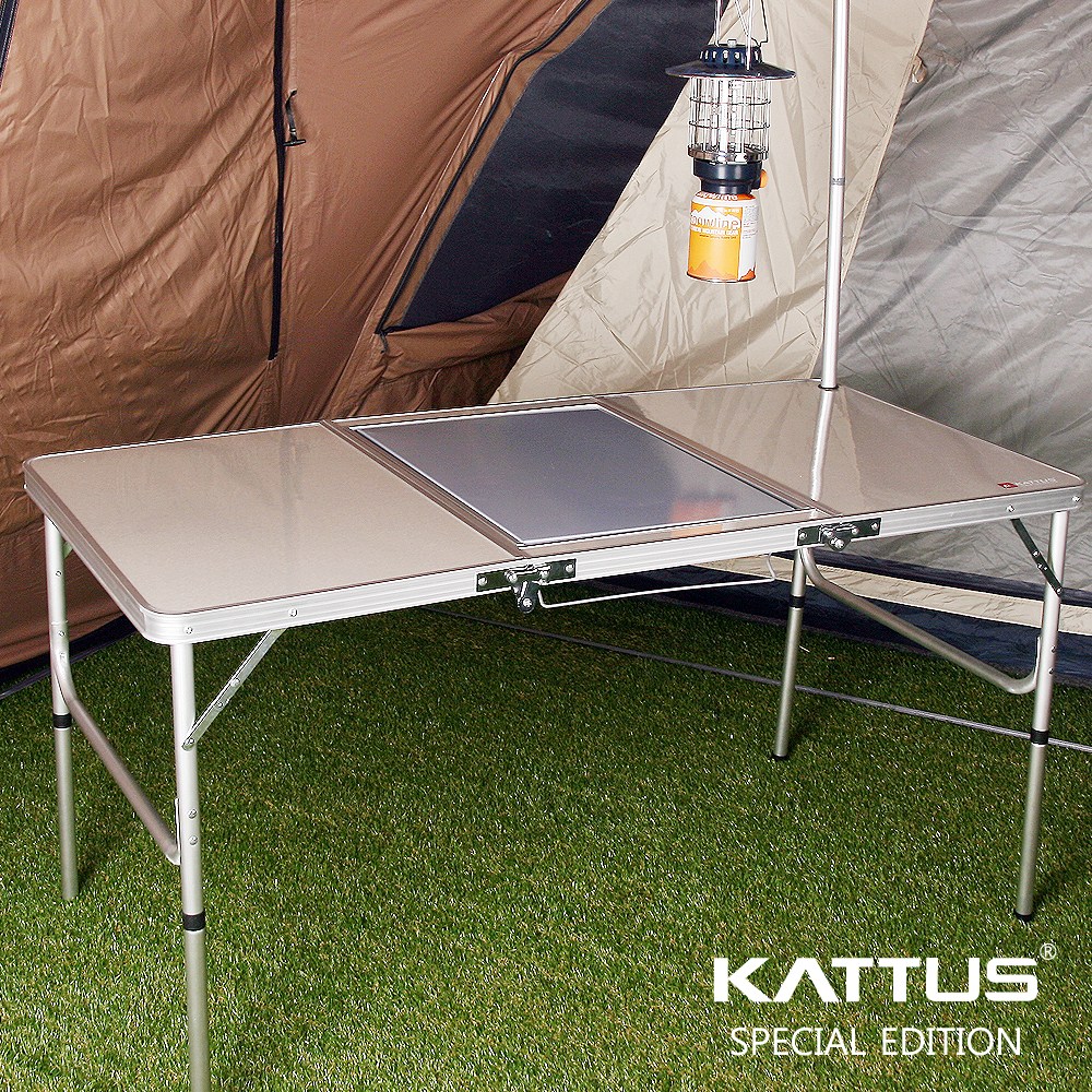 KATTUS 캠핑테이블 화로테이블 테이블 사이즈 135x65cm 68,000원