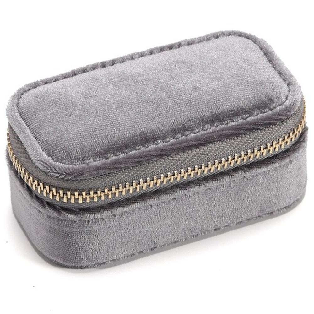벨벳 지퍼 미니 악세사리 보관함 여행용 주얼리 보석함 8,900원