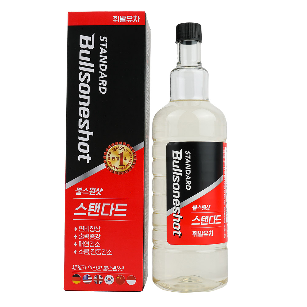 불스원샷 스탠다드 500ml연비향상 연료첨가제 휘발유용 경유용 출력증강 매연감소 소음진동감소 9,700원