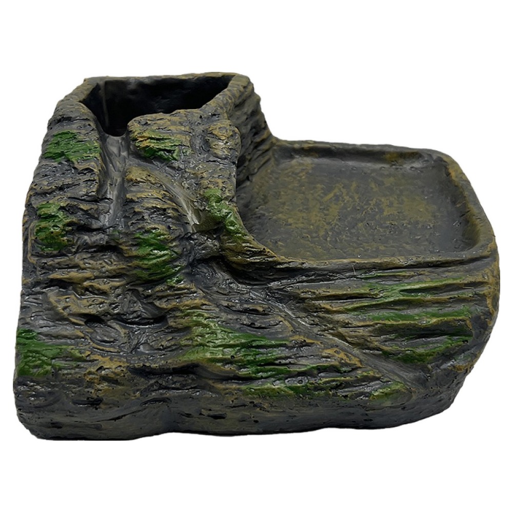 노모이펫 파충류 양서류 랜드스케이프 레진 먹이접시 14 x 15 x 8 cm NS-134, 혼합색상, 1개 13,500원