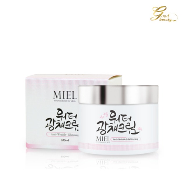 대용량 미엘워터 광채크림 300ml 영양크림 주름미백, 300ml, 1개 90,000원