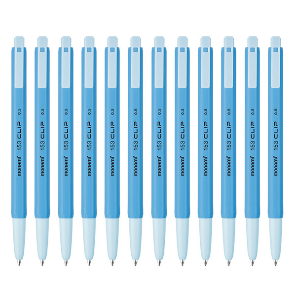 모나미 153 클립 유성볼펜 1타(12자루) 24,400원