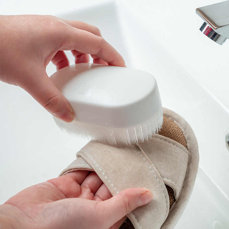 루비바 미세모 세척솔 청소 브러쉬 세탁용 손상 없는 스크럽, 2개, 화이트 9,850원