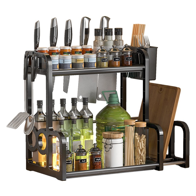 에스와이라이프 모던 주방 수납정리대 탕비실 정리대 양념정리대 다용도수납함, 블랙 10,900원