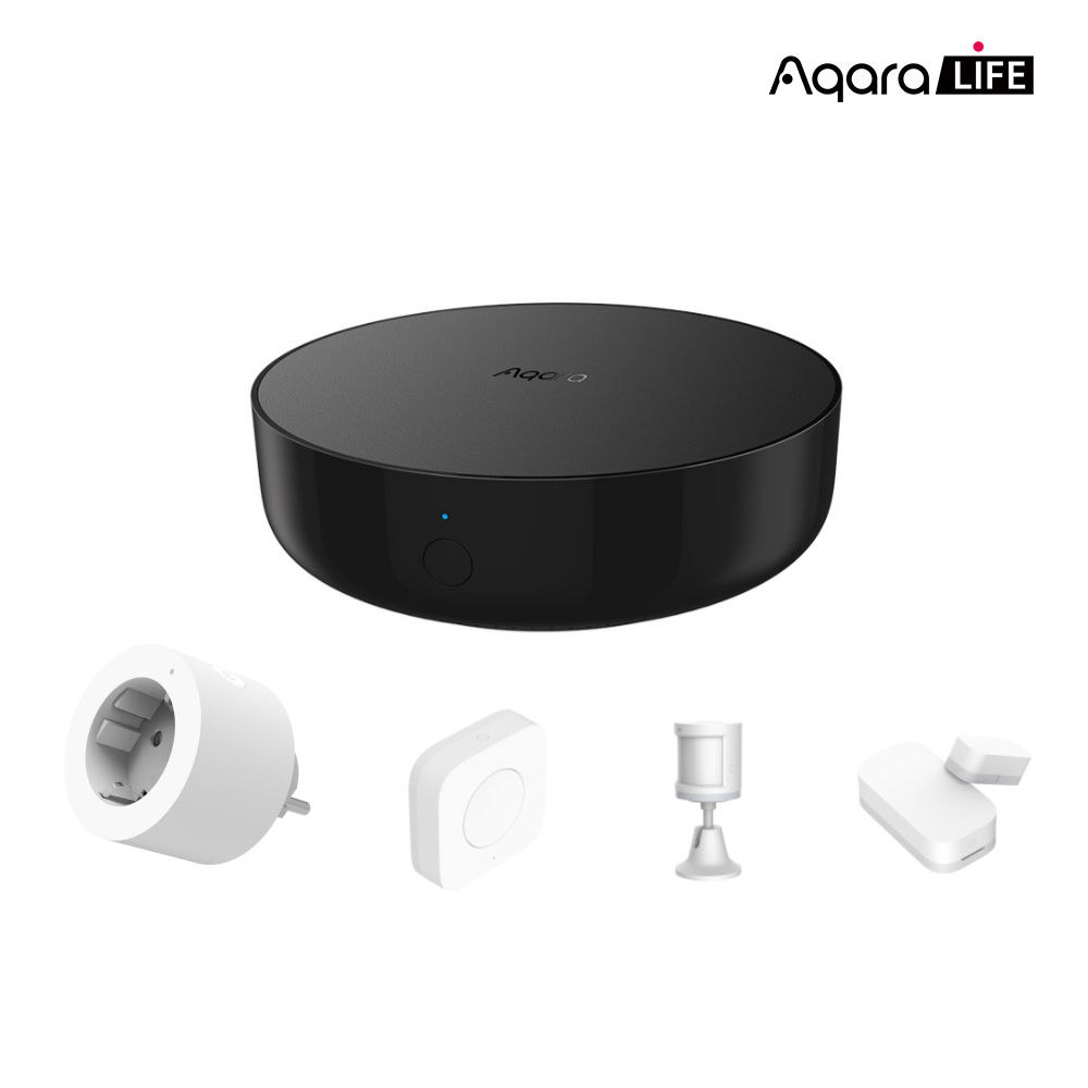 아카라 Aqara M2 Home kit 패키지 - M2허브 스마트플러그 스위치 동체감지 문열림센서-애플홈킷 지원 150,000원