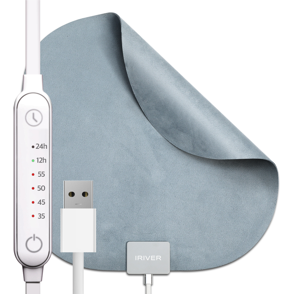 아이리버 휴대용 USB 엉뜨 온열 전기방석 IHP-270U, 애쉬그레이, 270 x 270 mm 39,000원