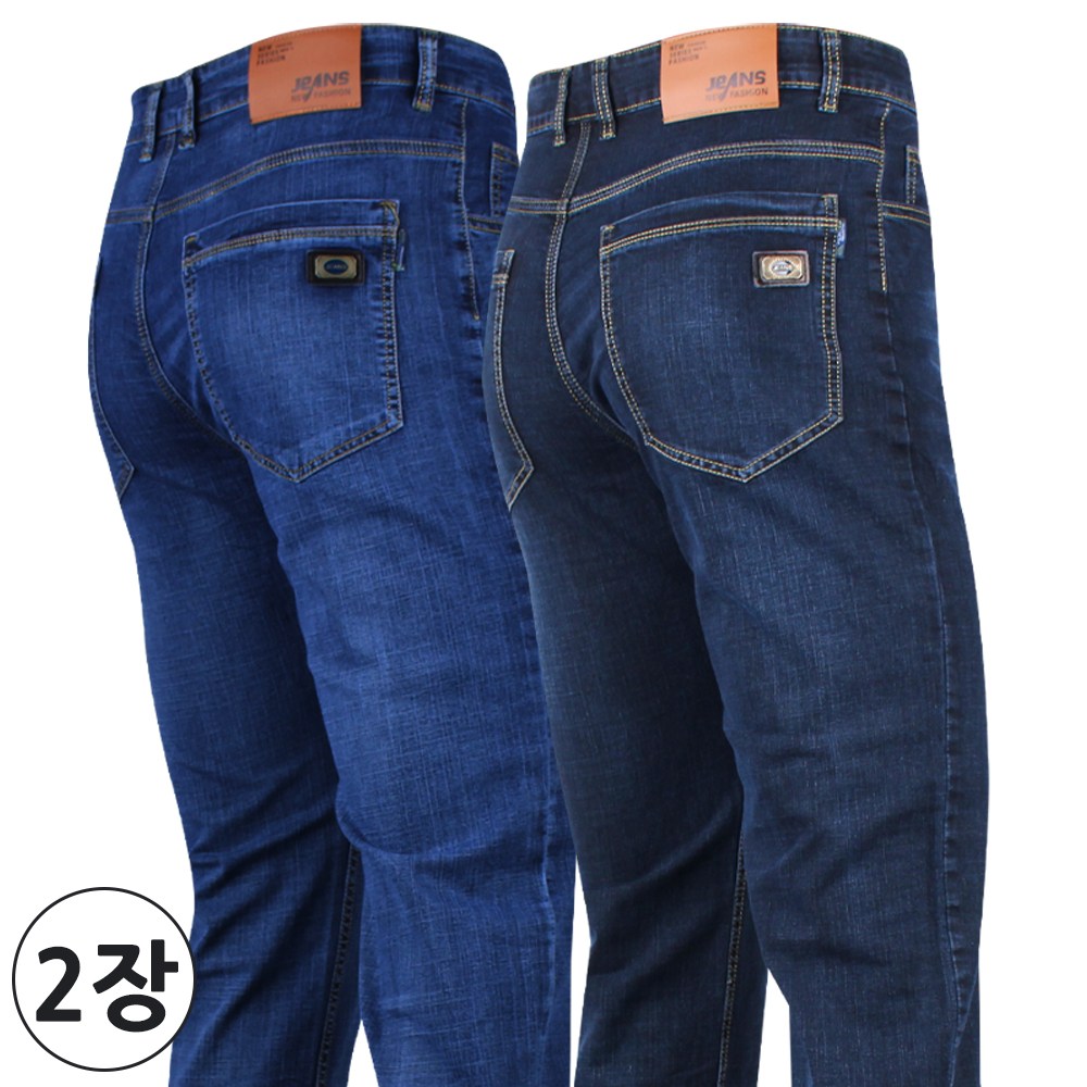 2장 봄여름용 남자 매력스판 청바지 데일리 남성 캐주얼 데님 팬츠 J442 36,800원