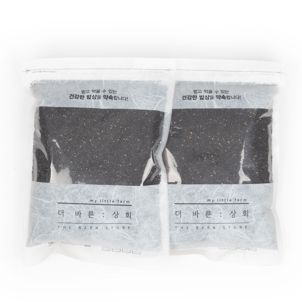 더바른상회 중국산100% 흑임자 깨 볶음 검정깨 1kg, 1kg, 2개 34,540원