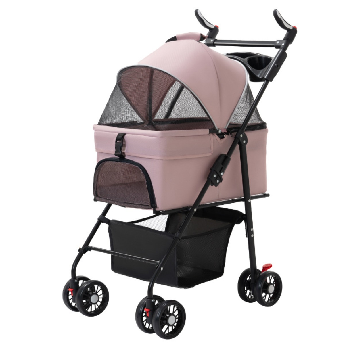 SERENDI 경량 퀵폴딩 탈부착 강아지유모차 반려동물 유모차 77,900원