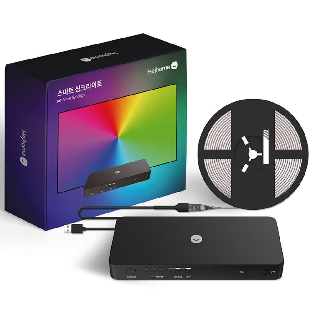 헤이홈 스마트 싱크라이트 LED 스트립 HDMI 2.0 TV용 백라이트 인테리어 조명 141,750원