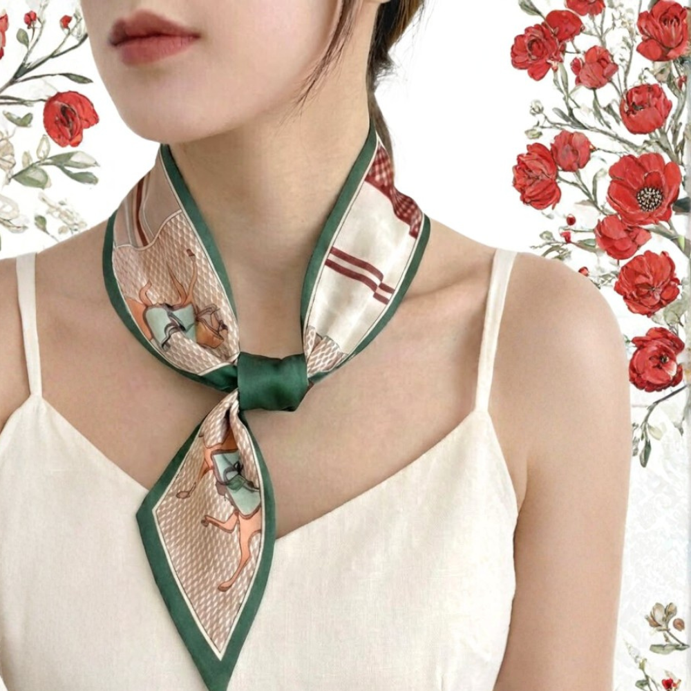 로라 여성 스카프 고급 쁘띠 봄스카프 18,500원