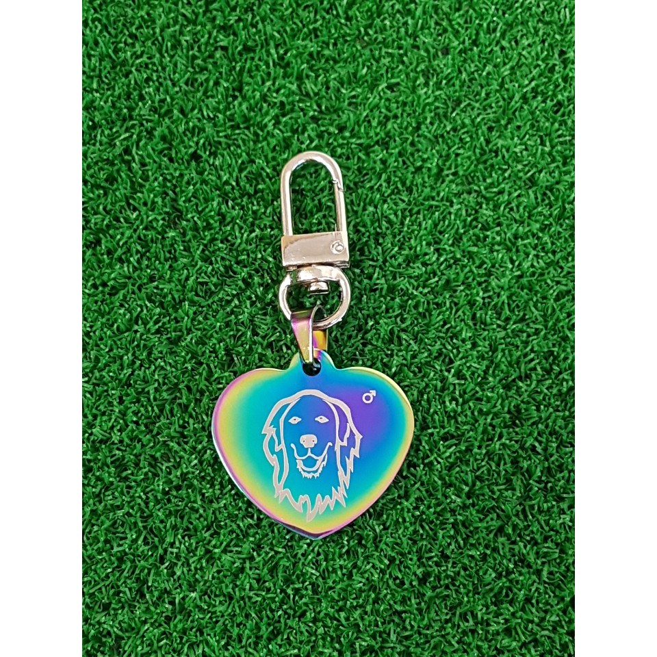 반려동물 강아지 고양이 펫 멀티하트 인식표 실버 볼체인 목걸이 세트 9,900원