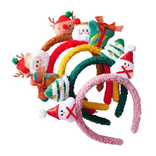 디어템 크리스마스 머리띠 5종 세트 홈 파티 루돌프 눈사람 트리 산타 17,980원