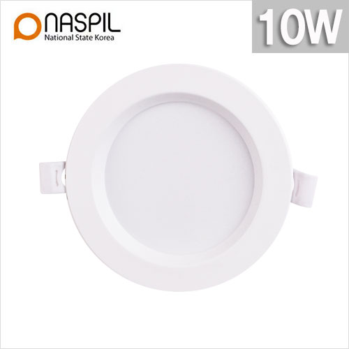 나스필 LED 4인치 다운라이트 10W 심플 DC컨버터 KS 플리커프리, 1개 4,300원