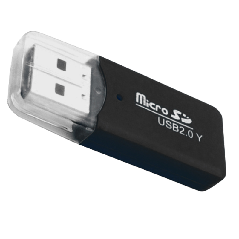 체리스팟 CS-UM1 USB 2.0 멀티 카드리더기 TF 마이크로SD 지원, 1개, 블랙, CS-UM1 3,700원