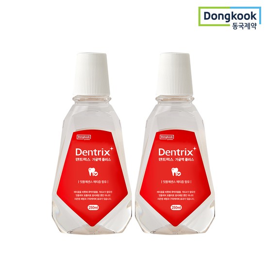 덴트릭스 구강청결제 잇몸케어 입냄새제거 가글액 플러스 250ml 2개 9,220원