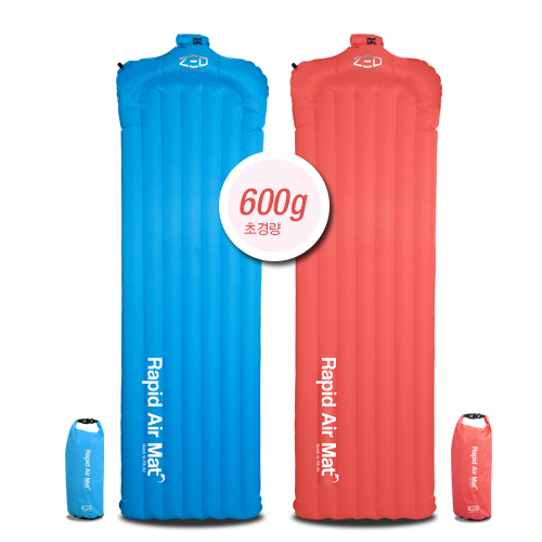 제드 라피드에어 매트 경량 600g 캠핑 1인용 레드 11,000원