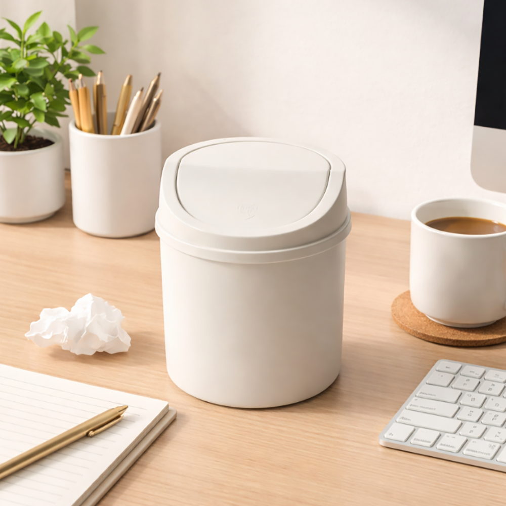 오템 미니 탁상용 휴지통, 화이트 3,270원