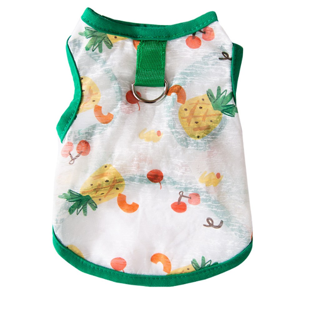 숑숑펫 애완동물 얇은 미니 페인팅 민소매 강아지 조끼, 그린, 1개 12,900원