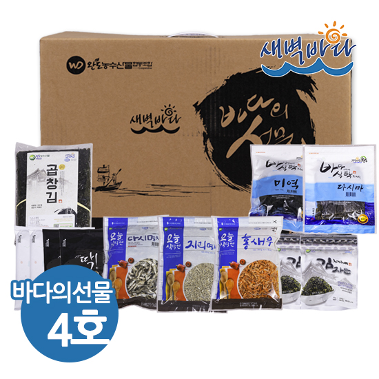 풍미 좋은 전장곱창김, 건어물, 건미역1p, 건다시마1p 바다의선물세트 4호 GISEA4 91,700원