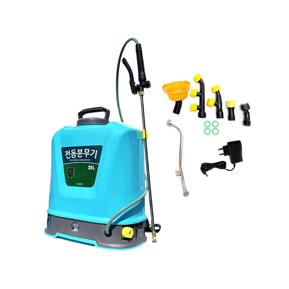 진성산업 충전식 전동분무기 20L 자동희석 국산배터리 내장, 단색, 1개 156,000원