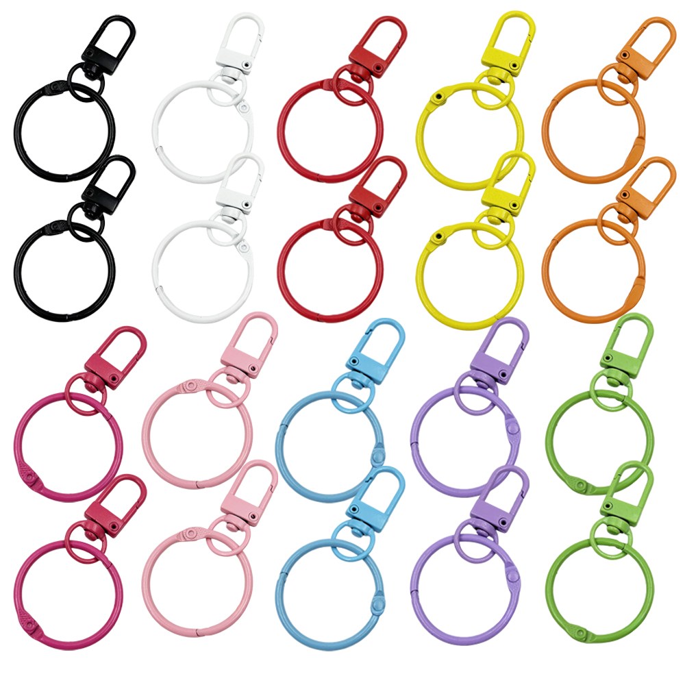 디심플 컬러 키링 부자재 D링 고리 키링 고리 4,500원