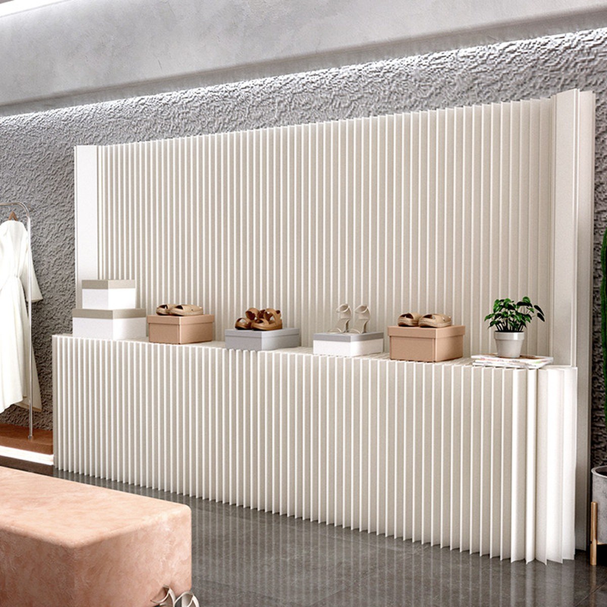 플렉스폴드 파티션 인테리어 가벽 공간분리 이동식 가림막 대형 접이식 업소용 진열 선반 684,000원