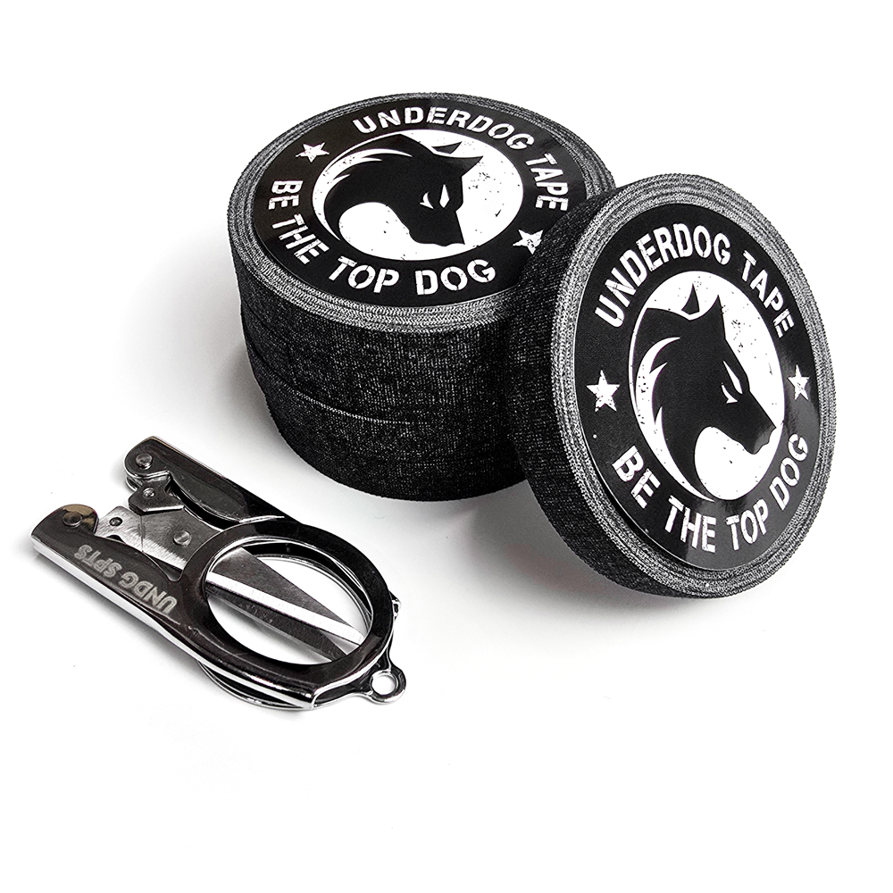 언더독스포츠 손가락 테이프블랙 5개 + 접이식 가위 1개 세트 12,000원