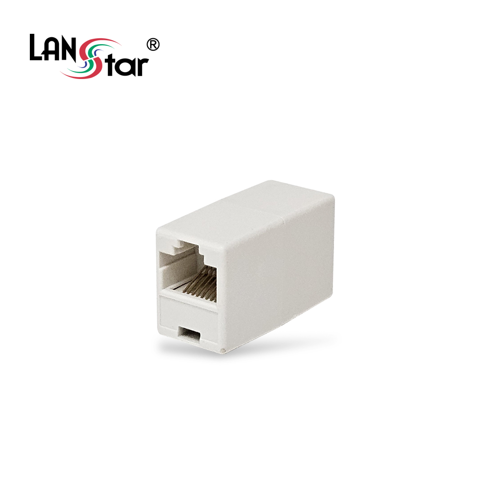 랜스타 아이보리 커플러 I형 RJ45 CAT5E 핀타입 90원