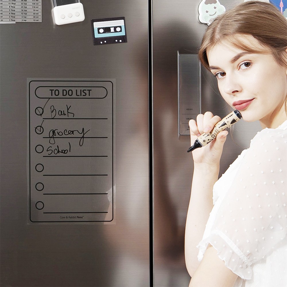 스틱온 특허 받은 붙이는 화이트보드 3초 탈부착 메모시트 6,900원