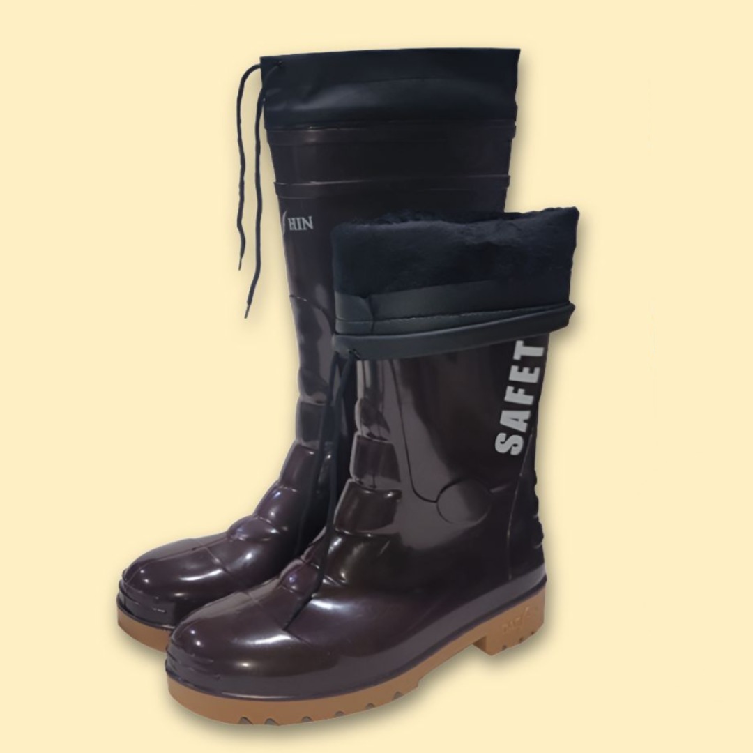 대신 인더스 DS-PVC방한-01 (밤색) 겨울용 방한안전장화 난슬립요딩 인젝션 안전장화 경작업 42,000원