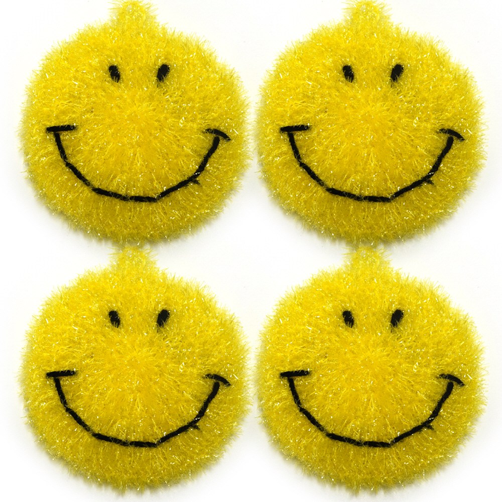 바로싹 거품가득 두겹 스마일 수세미, 1세트, 8개 10,400원