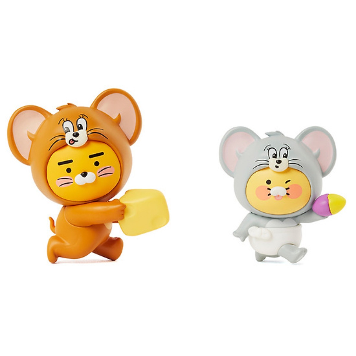 톰과 제리X카카오프렌즈 차량용방향제_라이언&춘식이 세트 송풍구형, 프레쉬 그린, 1개 22,000원