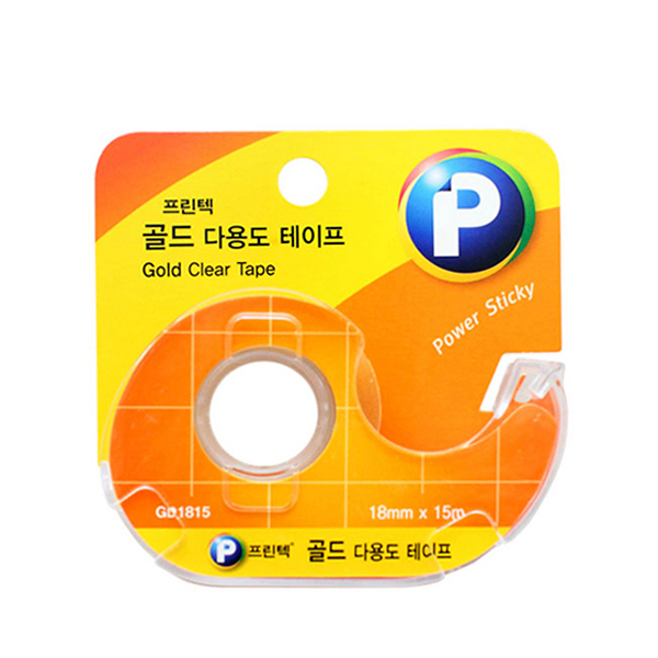 [프린텍] 골드 다용도 테이프 (투명테이프) 디스펜서, 리필 1,150원