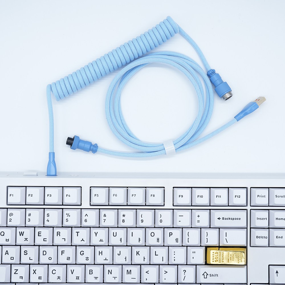 ESC키캡 항공 코일 케이블 시리즈 8K USB A to C타입 18,000원