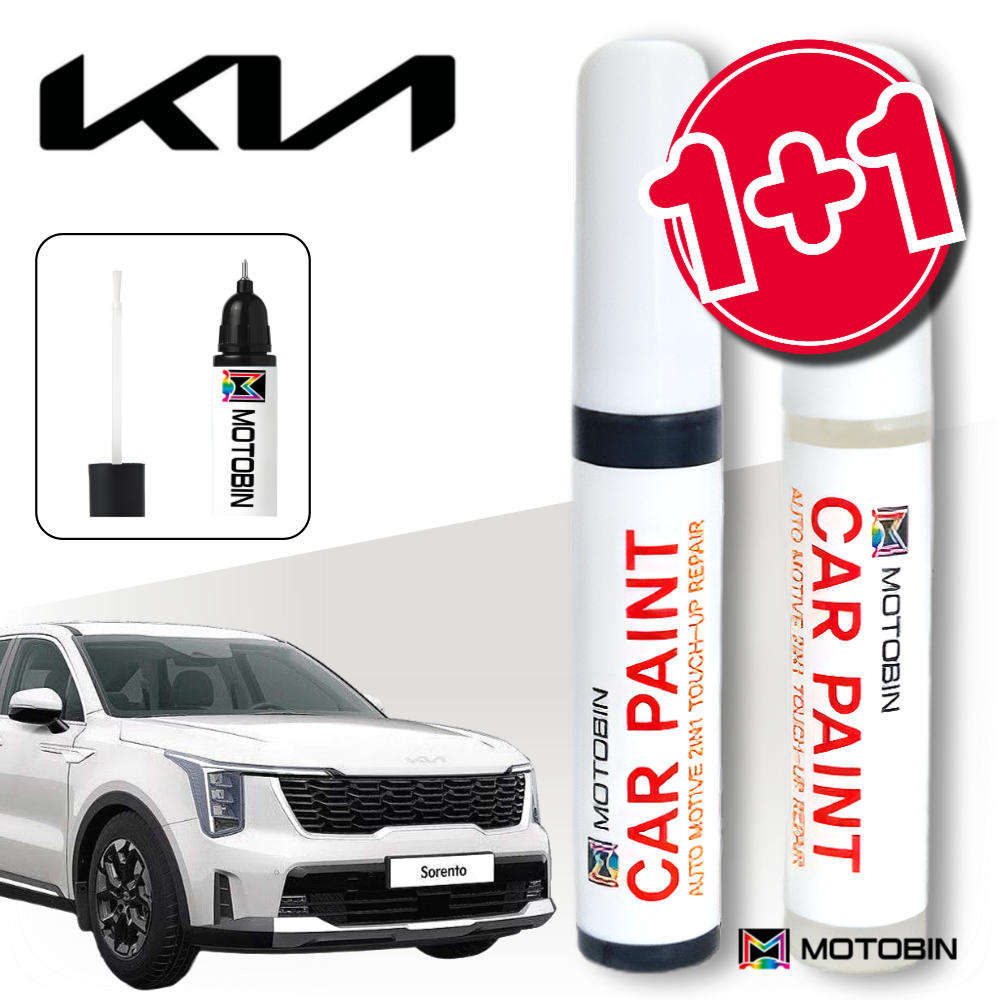 기아 쏘렌토 더뉴쏘렌토 올뉴쏘렌토 MQ4 쏘렌토R 페인트 붓펜 자동차 도색 투명, IM 티타늄실버 +투명, 1세트 13,900원