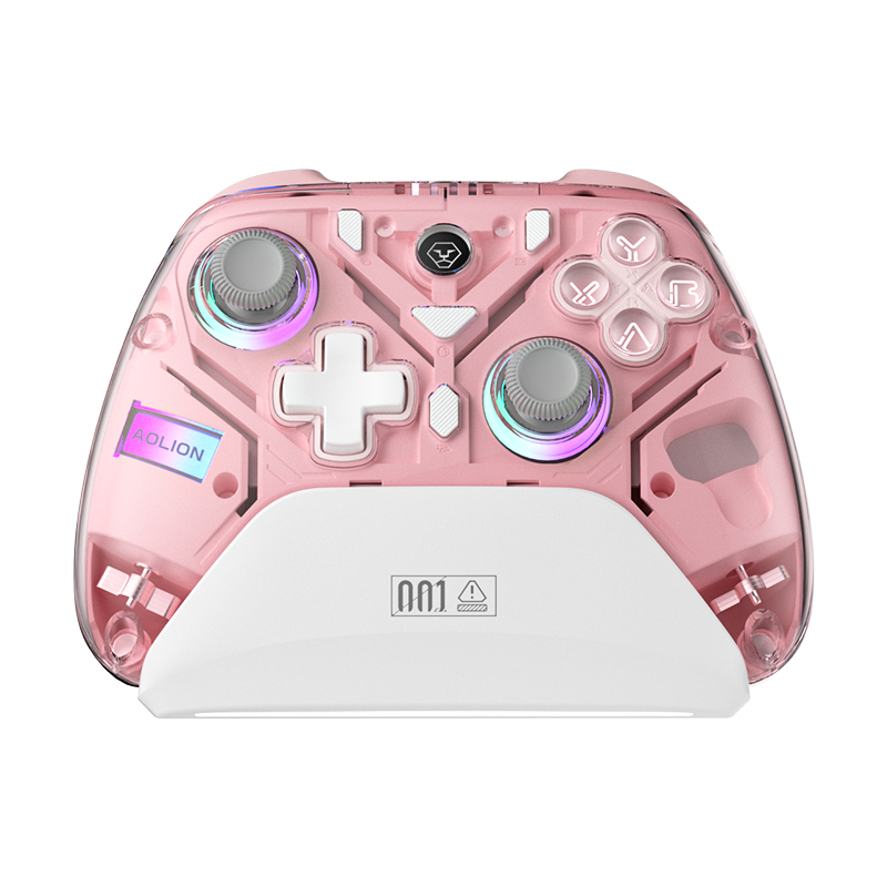 게임패드 가스펠 K10자기 표면 쉘 핸들 Switch2 듀얼 홀 Pc 컴퓨터 게임 핸들 선형 트리거, 1개, 분홍색, AL-K10 57,900원