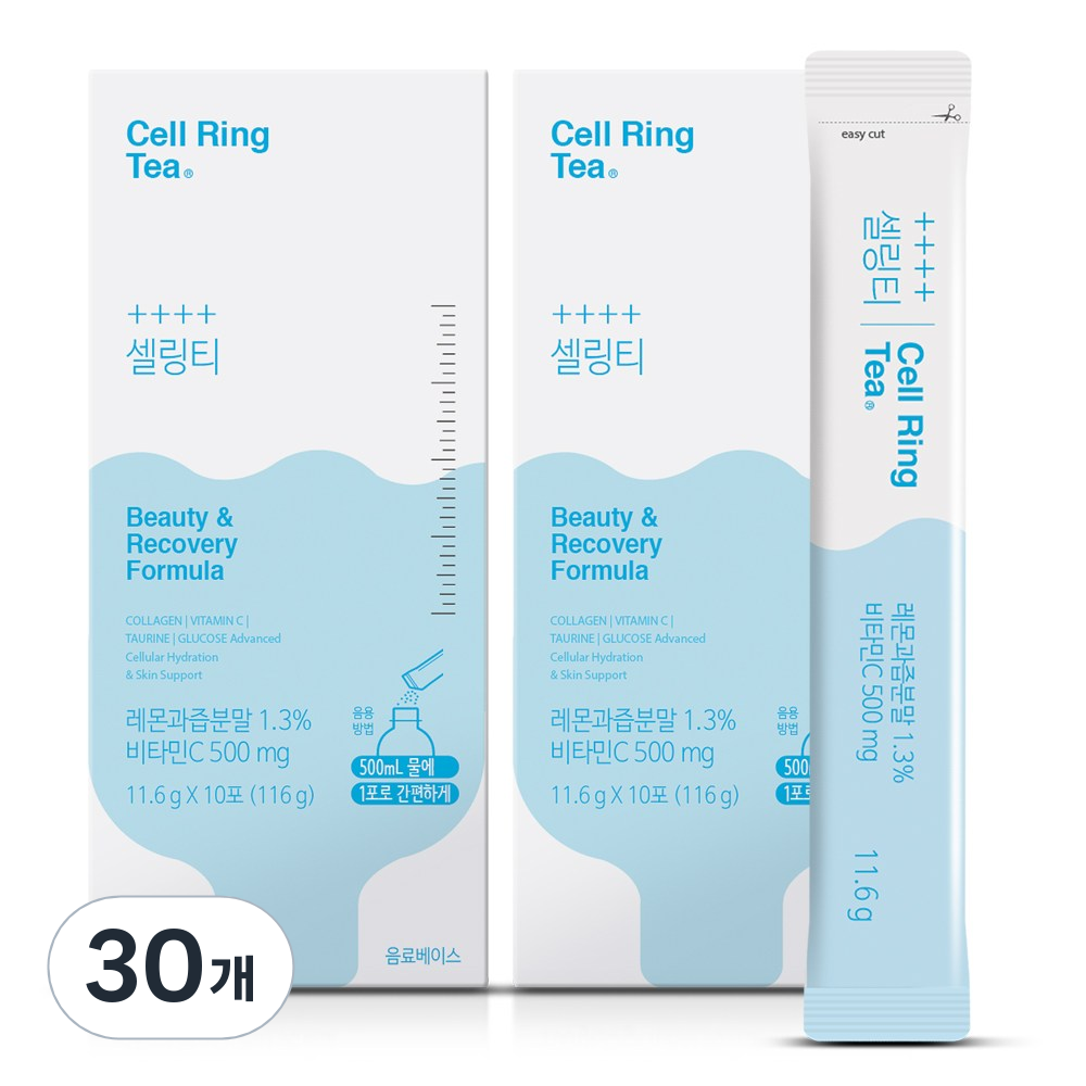 셀링티 마시는 포도당 이온음료 비타음료 미네랄 수분 콜라겐 분말스틱 레몬맛, 30개, 11.6g 18,800원