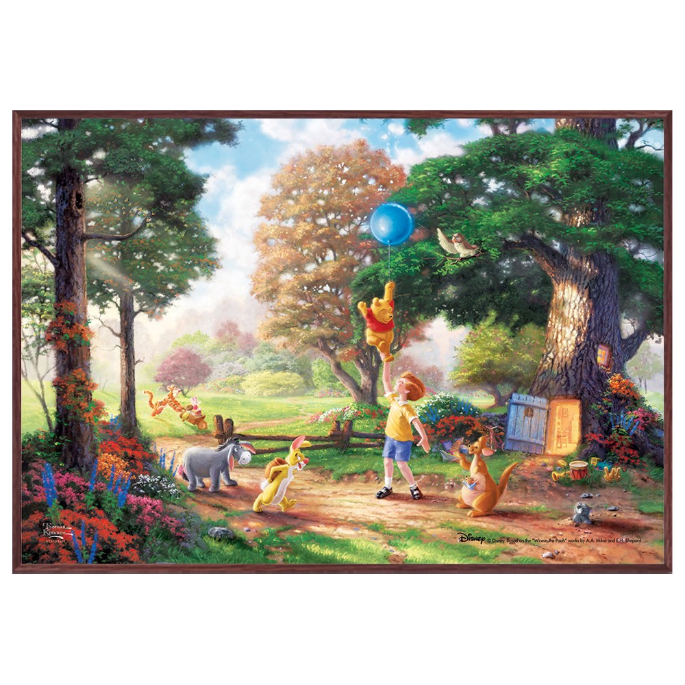 1000피스 직소퍼즐 디즈니 킨케이드 곰돌이 푸 (액자옵션선택) PL7002D, 1개, 퍼즐+알루미늄월넛 직소퍼즐액자포함, 1000피스 68,000원