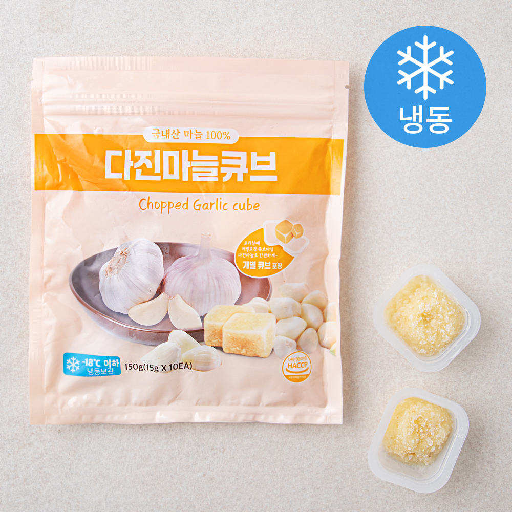 [로켓프레시] 다진 마늘 큐브 (냉동), 150g, 1개 3,200원