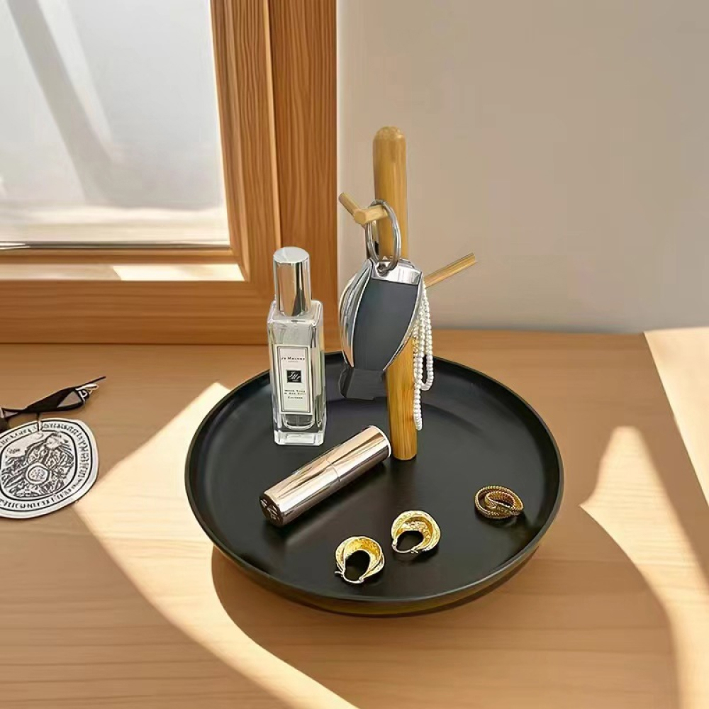 피앤케이 현관 열쇠걸이 향수 차키 수납 트레이, 블랙 8,050원