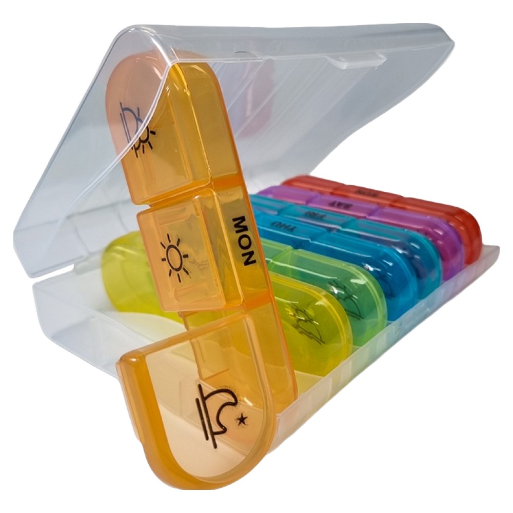 네스팅홈 요일별 21칸 끼니별 알약 케이스 투명 7색 5,090원