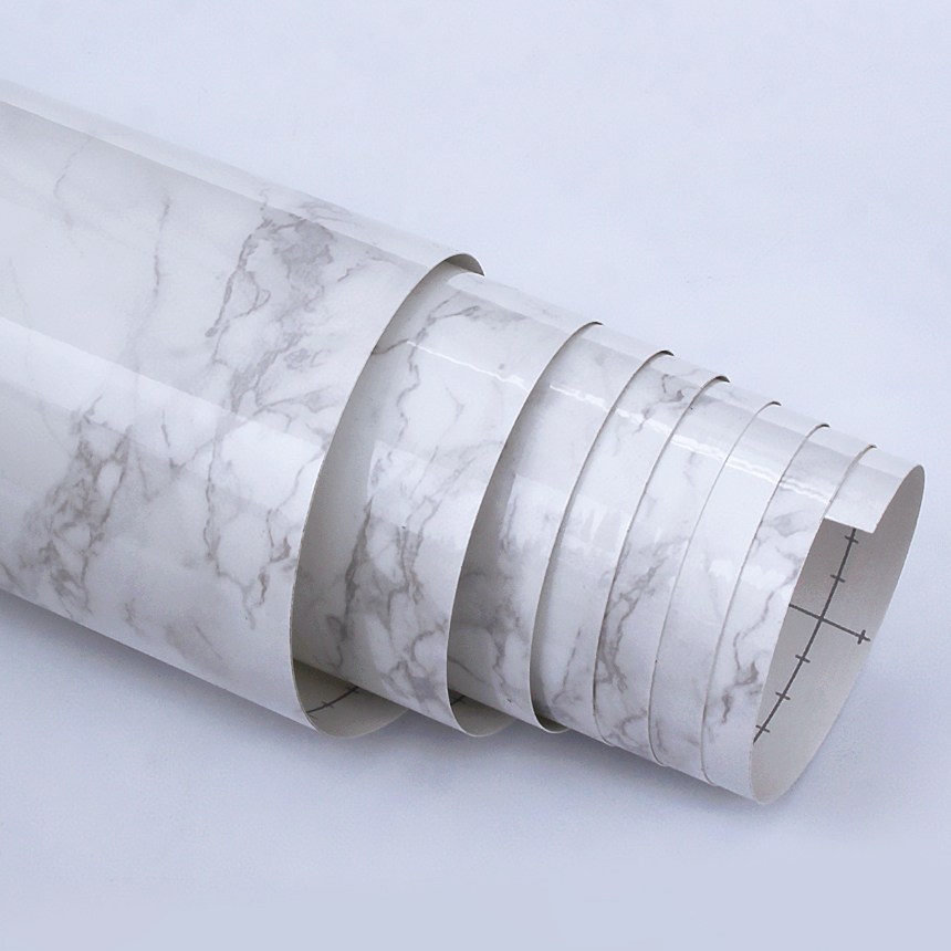 시트지연구소 단색 시트지, 마블화이트(유광) 30,000원