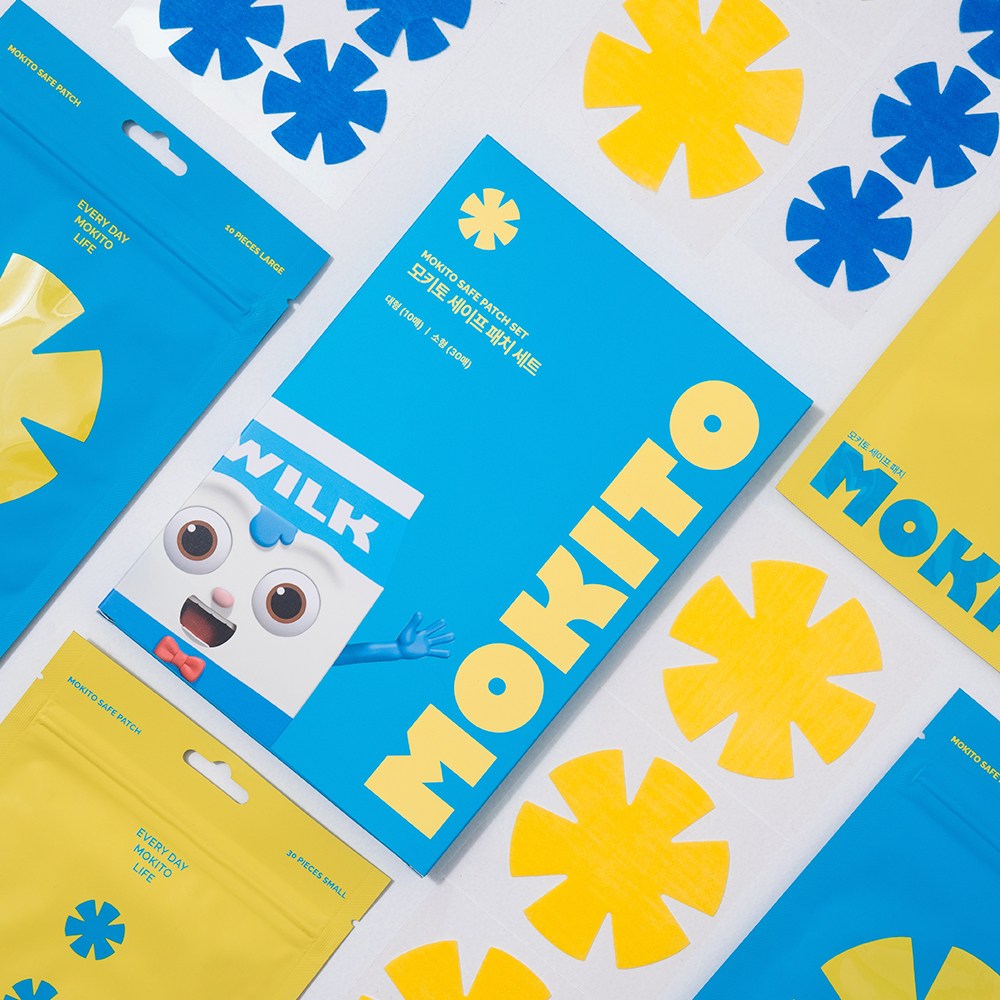 모키토 세이프 패치 브레드이발소 에디션 세트 (SMALL+LARGE) 썸머패치 캠핑용품 여행필수품 야외활동 천연아로마향 24시간지속, 2개, SMALL(30매입)+LARGE(10매입) 27,000원