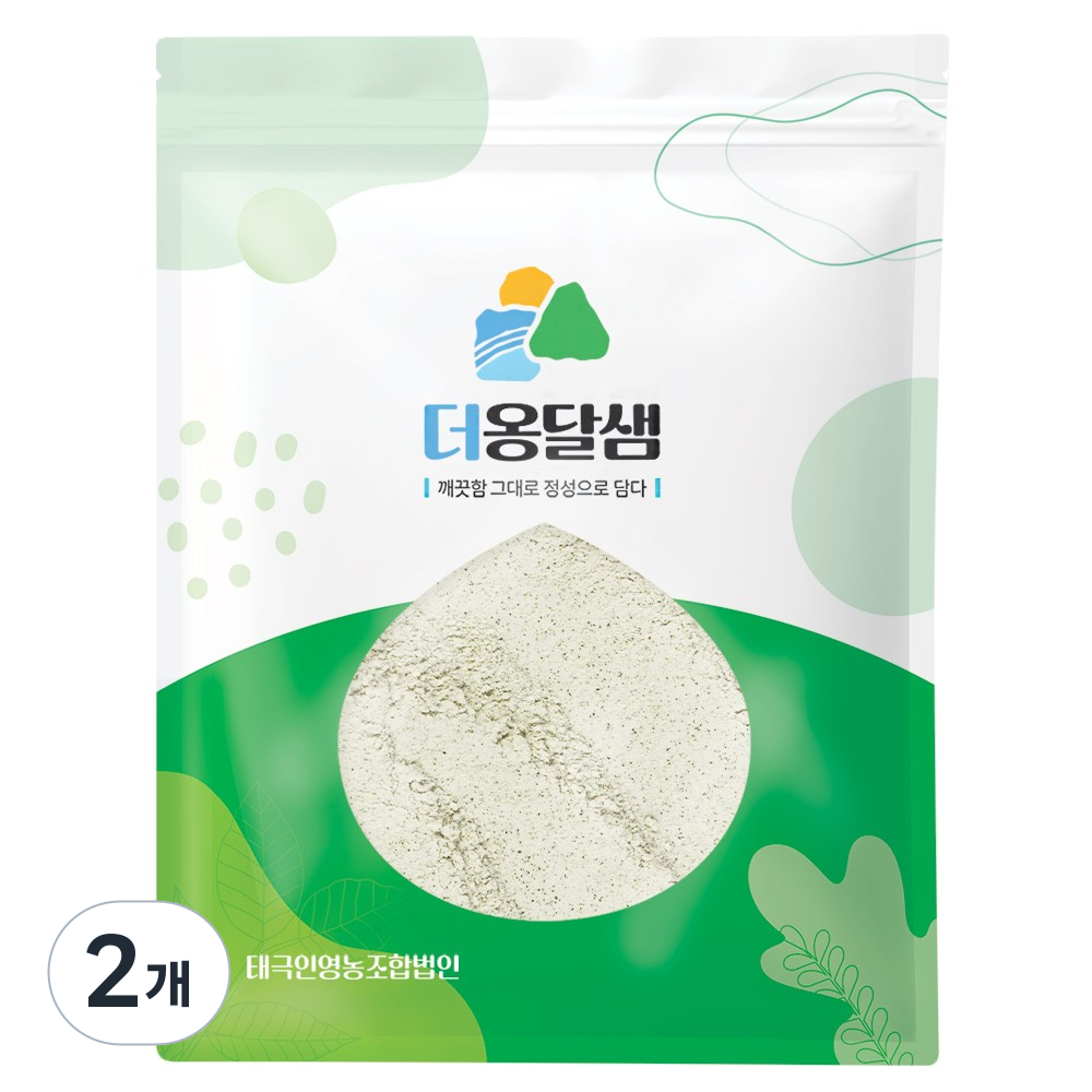 더옹달샘 국산 입자고운 생 녹두가루 분말 500g 빈대떡 녹두팩, 2개, 500g 28,300원