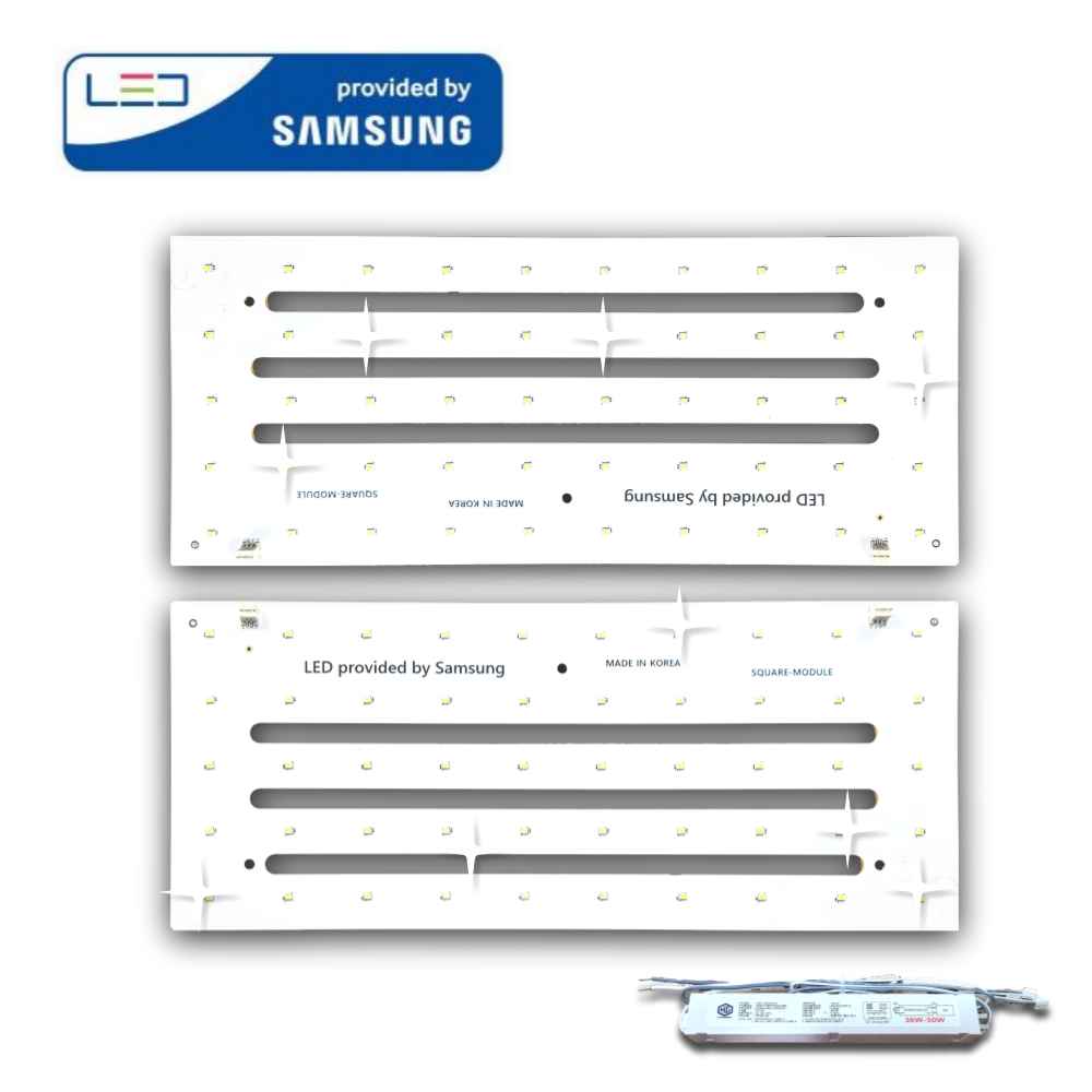 삼성LED 모듈 사각방등 50W 380x160mm 2장 국내제작 플리커프리 22,310원