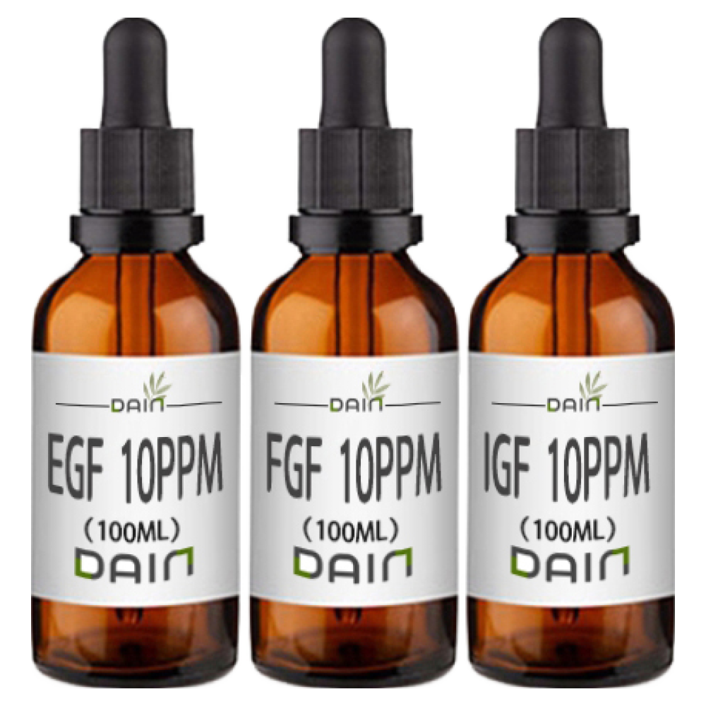 EGF FGF IGF 10ppm 3종세트 100ml씩 앰플 원액, 1세트, 100ml 190,000원
