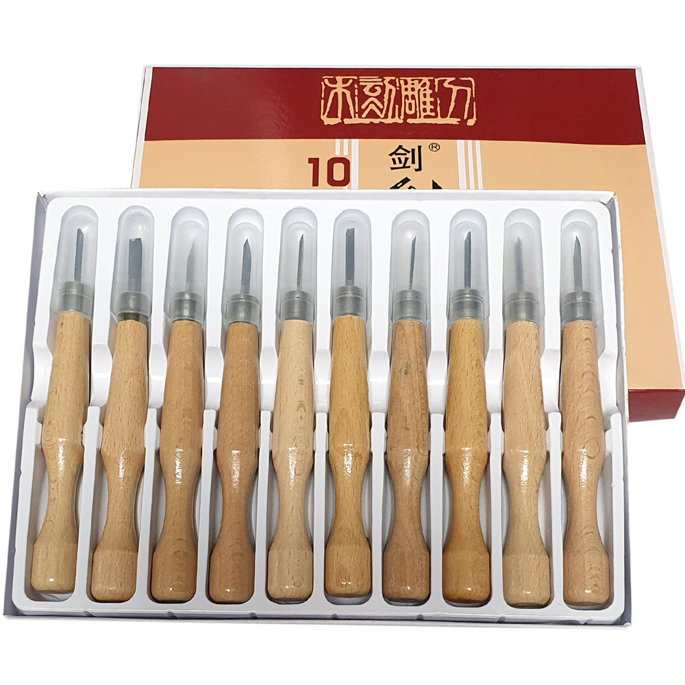조각도 고급10p/ 목공예 목판화 우드카빙 미술수업준비물 화방용품 학생 전문가용 취미 목공방 20,000원
